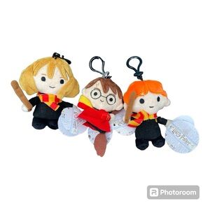 NWT Harry Potter Plush Keychains